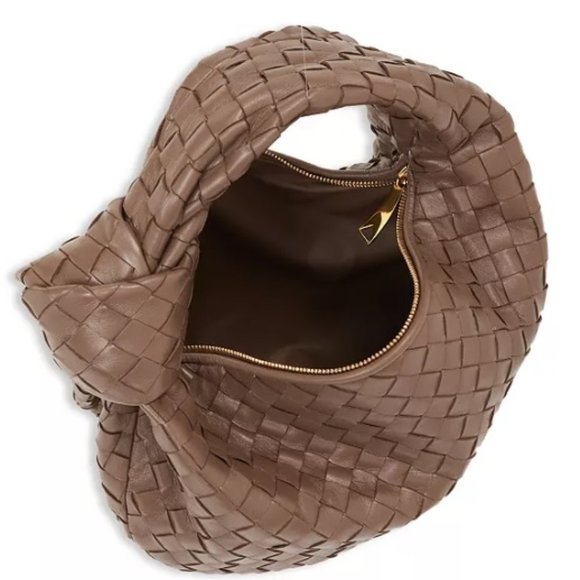 New Bottega Veneta Brown Teen Jodie Shoulder Bag - Picture 3 of 8